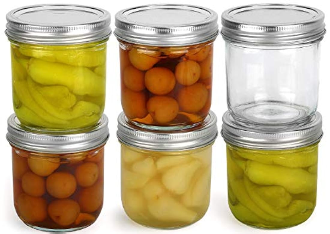 Tarros de masón de boca ancha de 10 oz