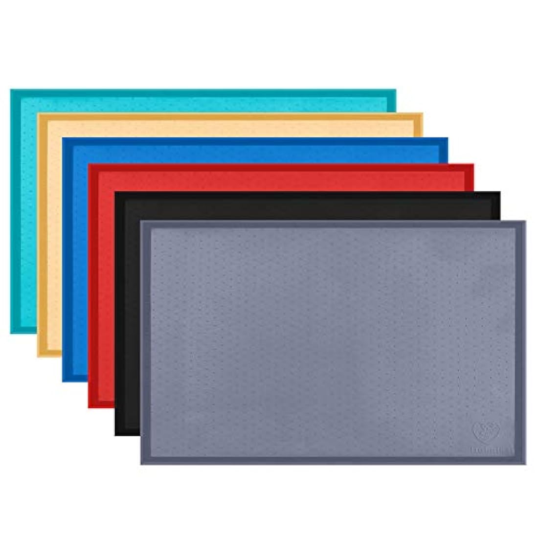 Alfombra antideslizante para los comederos de las mascotas