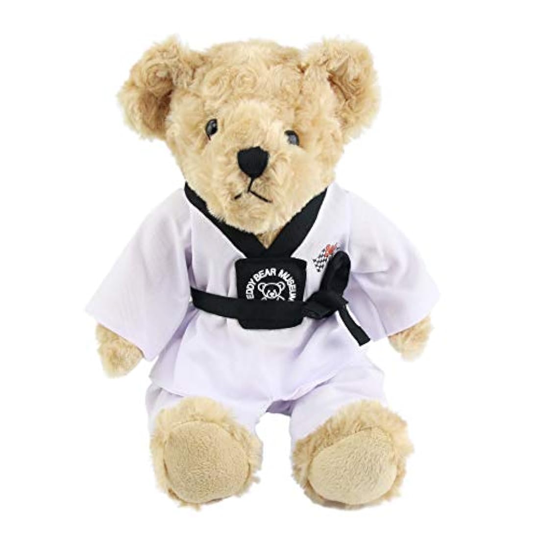 Oso de peluche con uniforme de taekwondo, 8 in, Houwsbaby