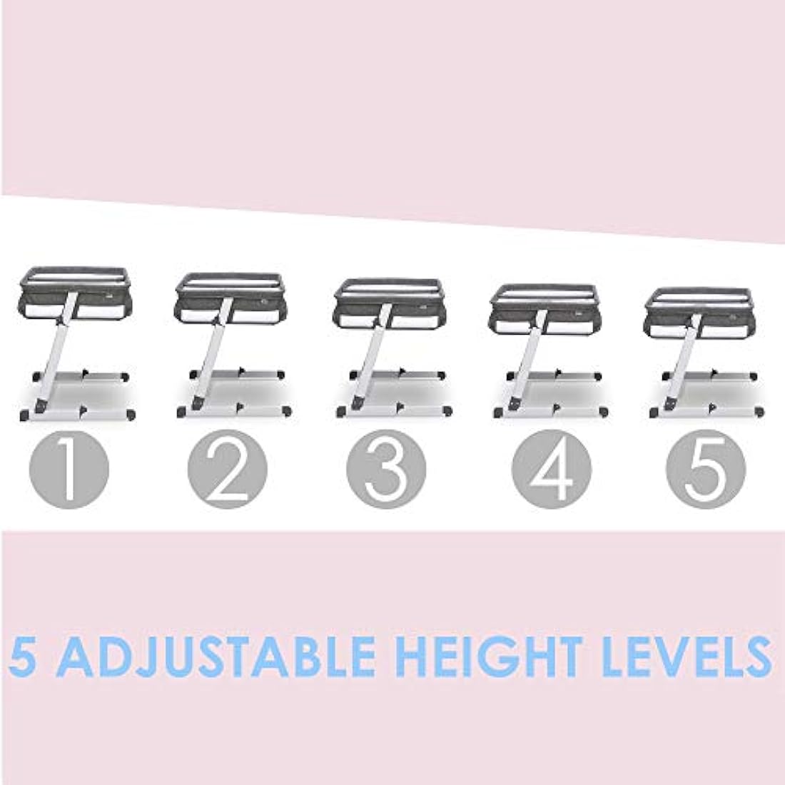 Cunas Funcionales para gemelos altura ajustable portátil