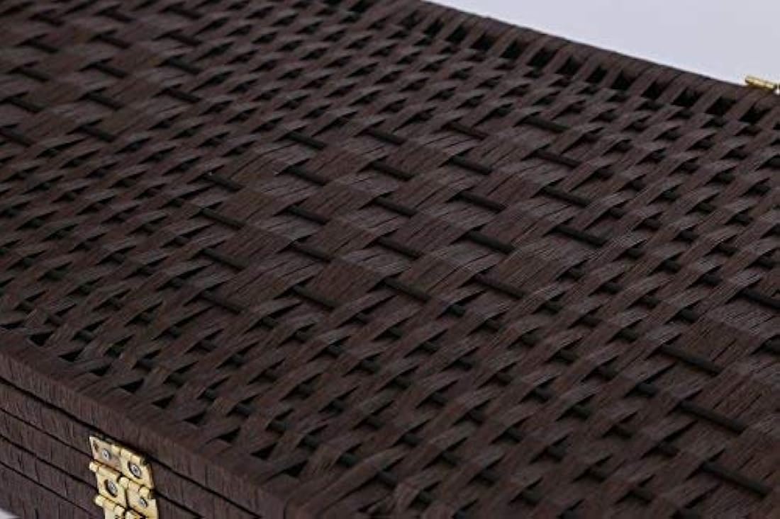 Biombo de madera plegable de color marrón de 6 pies de alto.