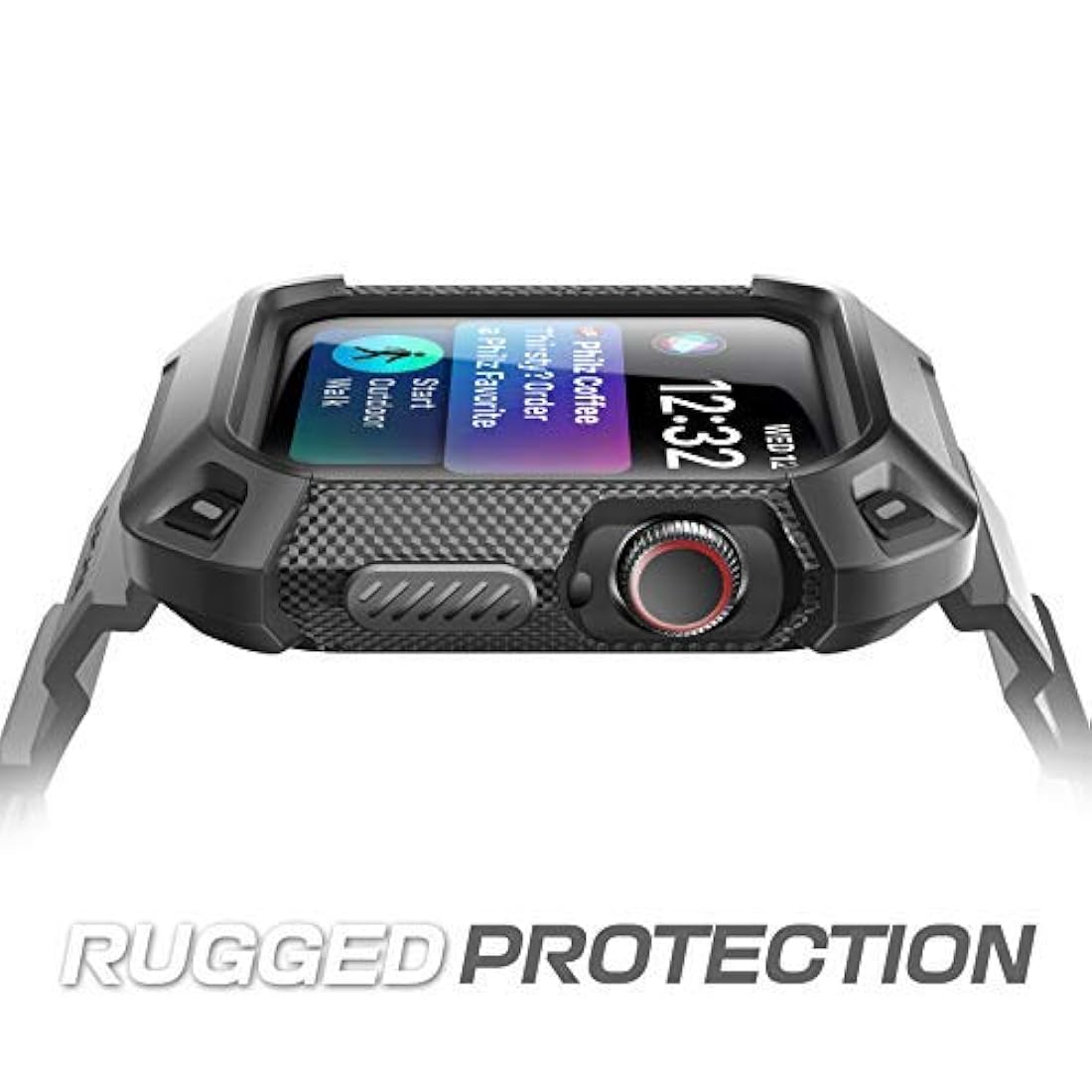 Carcasa para Apple Watch 4 y Apple Watch 5 (1.732 in), Negro