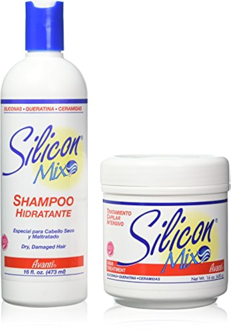 Tratamiento Capilar mezcla de silicona y Champú Combo