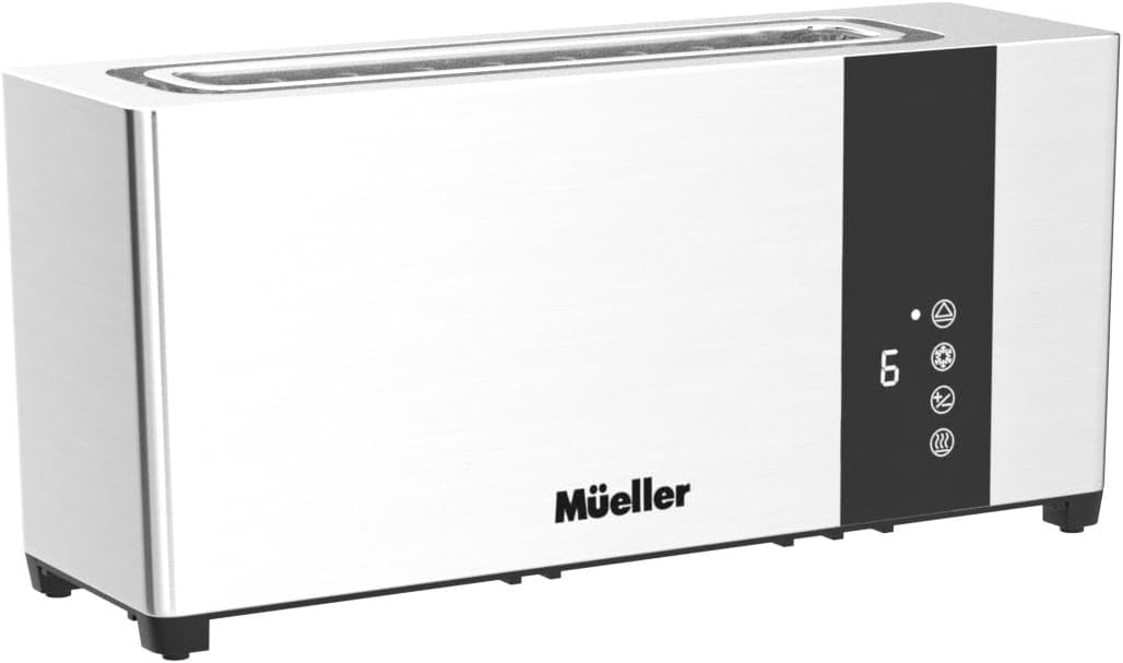 Tostadora,2 rebanadas, con bandeja extraíble, 6 niveles