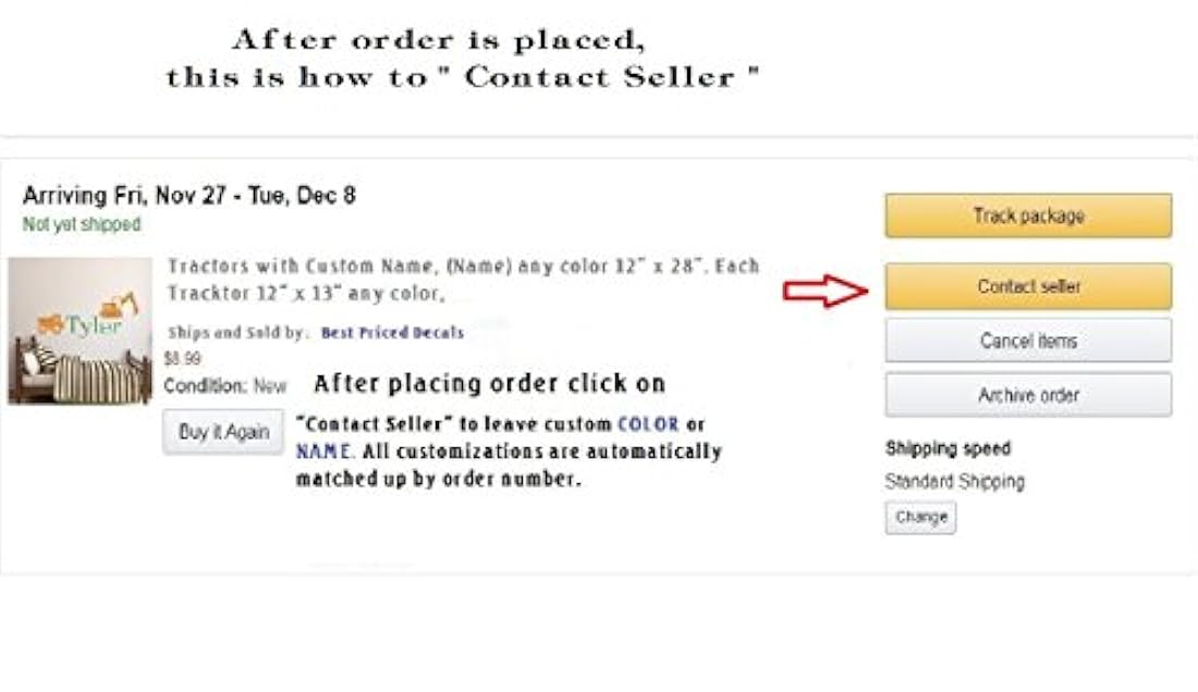 Calcomanía con leyenda Decoración para hogar