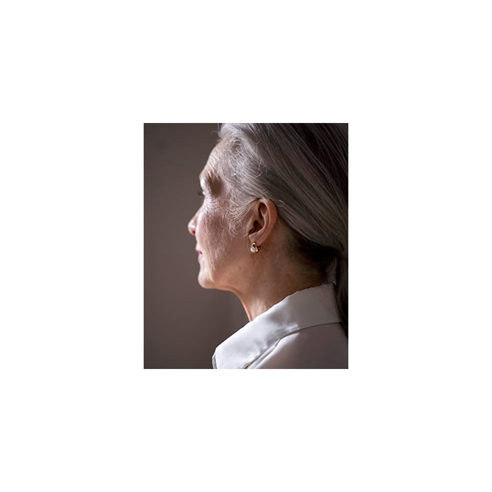 Aretes colgantes de plata con perlas cultivadas en agua