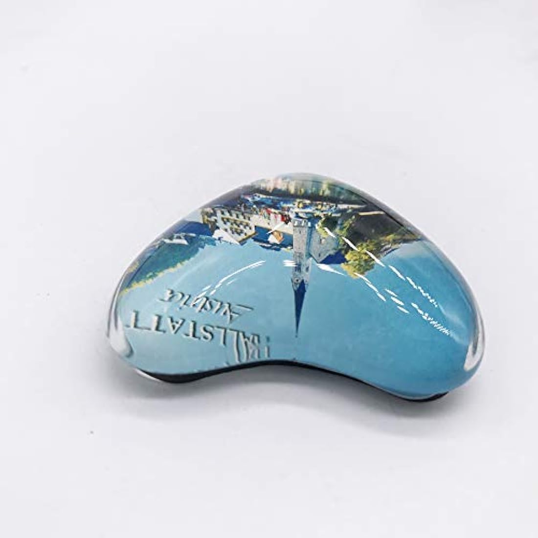 Imán de cristal para nevera en 3D, Hallstatt Austria