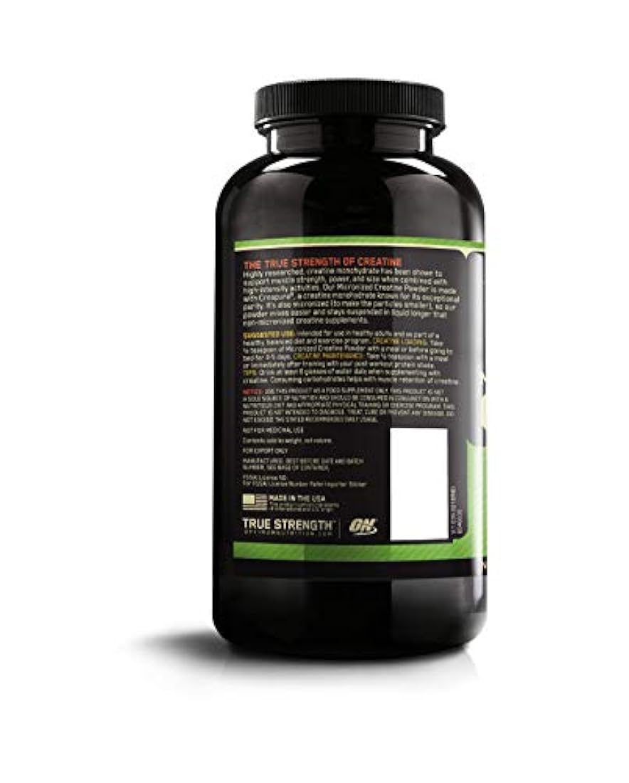 Optimum Nutrition Polvo de creatina micronizado