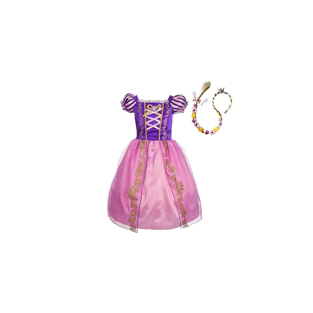 Disfraz de princesa rapunzel color violeta talla 12-18 meses