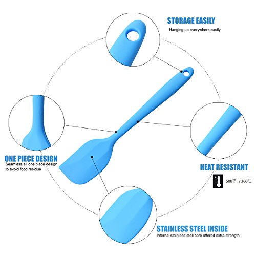 Espátula de silicona Goma flexible antiadherente