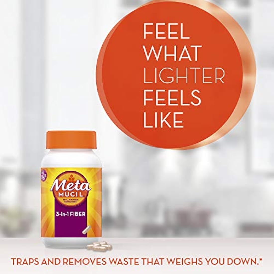 Cápsulas de suplemento de fibra 100 unidades,300 cápsulas