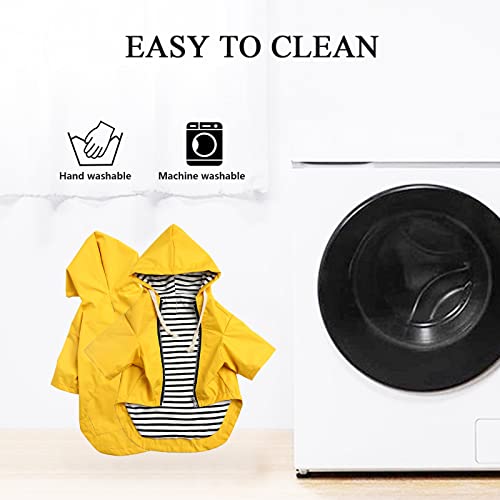 Chubasquero impermeable para perros con capucha para perros