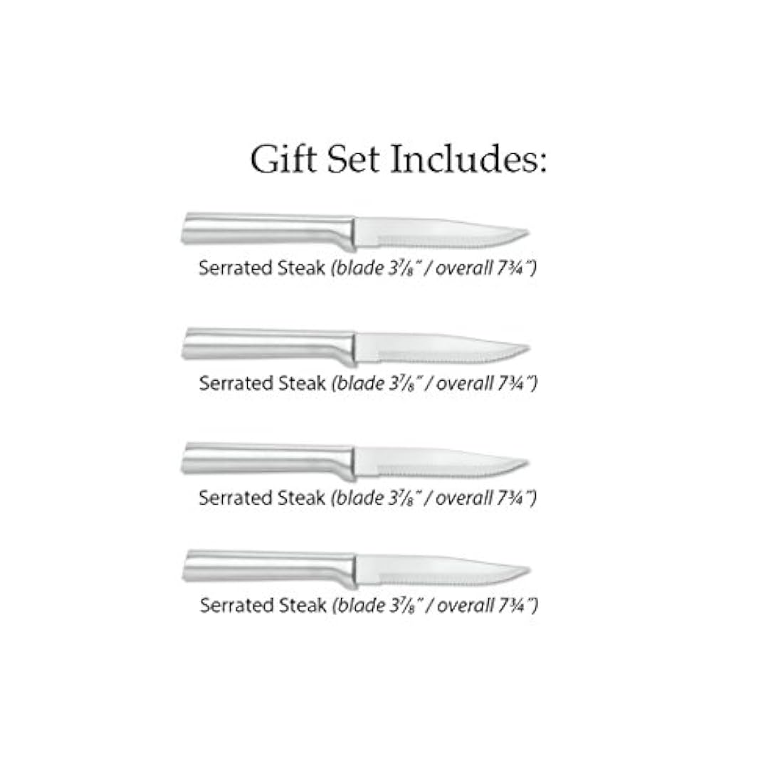 Rada cubertería S4S 4-serrated Cuchillos de carne cuchillo