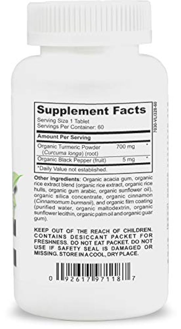 Turmeric con pimienta negra