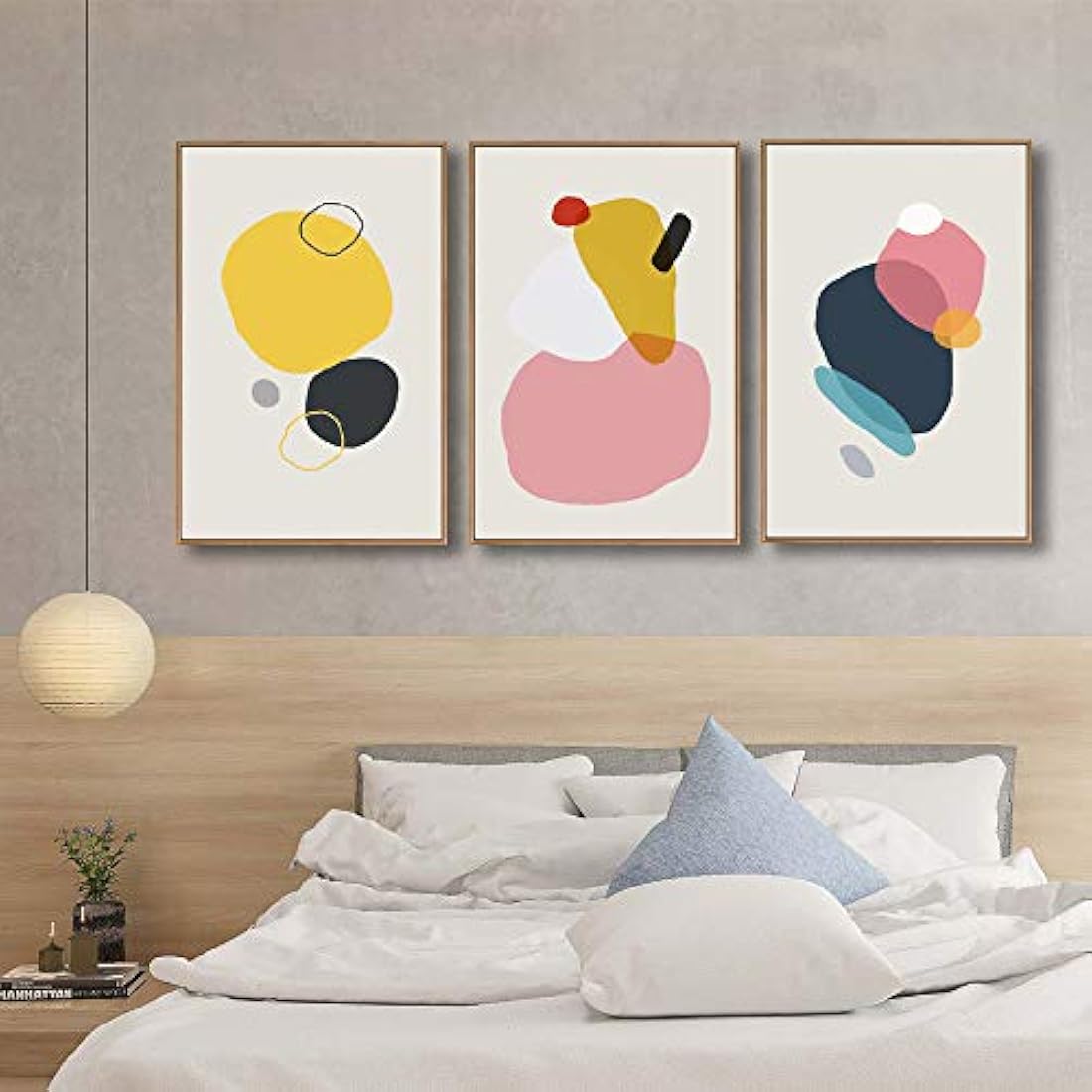 SigNFORD - Lienzo enmarcado con 3 piezas para decoración