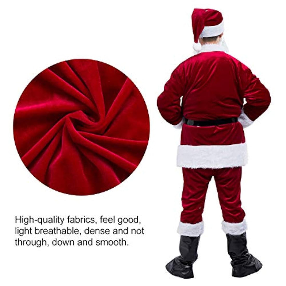 Disfraces traje de Papá Noel 10 pc spara