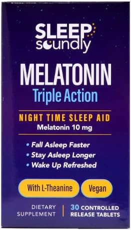 Melatonina triple acción con L-teanina duerme más rápido