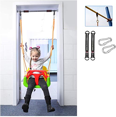 RedSwing Asiento de columpio 3 en 1 para bebé, columpio para bebé, antideslizamiento, cómodo y seguro desmontable para bebés a adolescentes y niños, asiento de columpio para patio de juegos al aire libre, verde