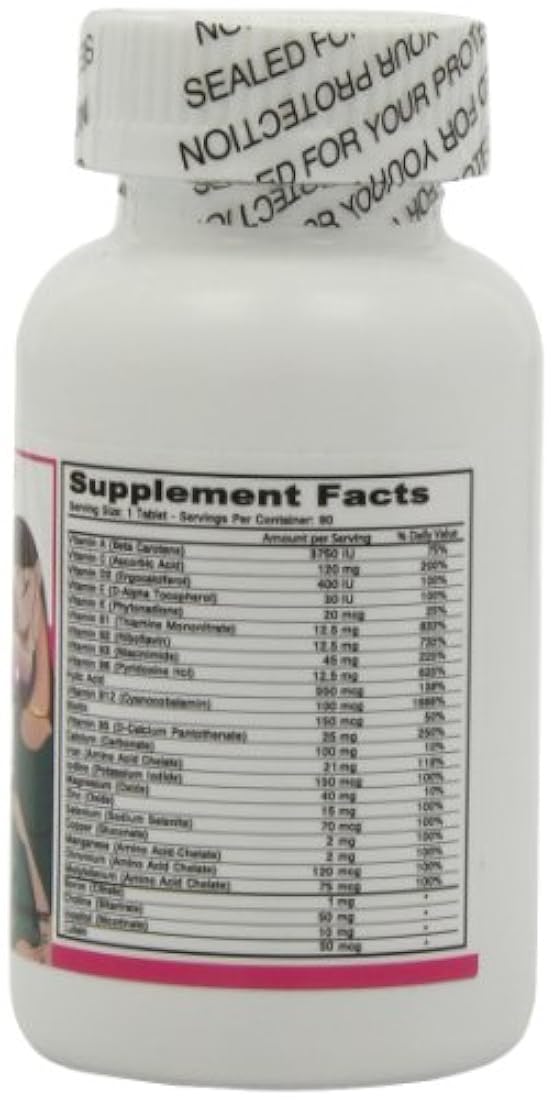 Deva Vegan Vitamins Multivitaminas prenatales, botella de 90 tabletas recubiertas