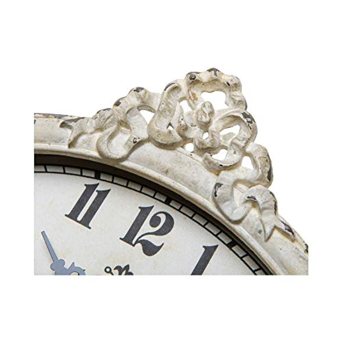 NIKKY HOME - Reloj de mesa analógico clásico, funciona con pilas, diseño rústico