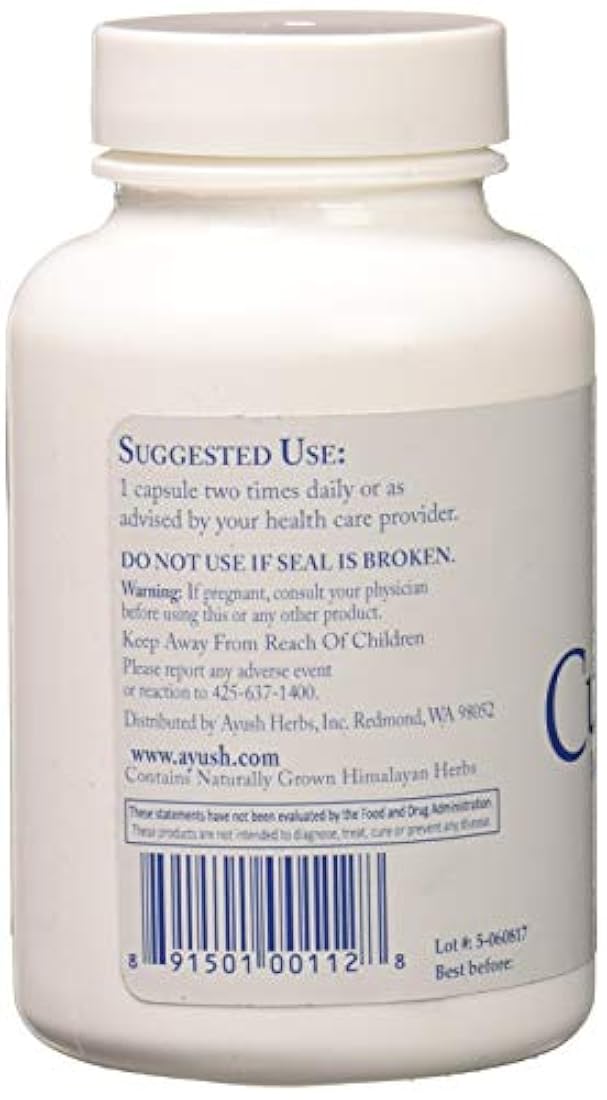 Ayush Hierbas Suplemento de hierbas, Curcumin 97% 90 Count