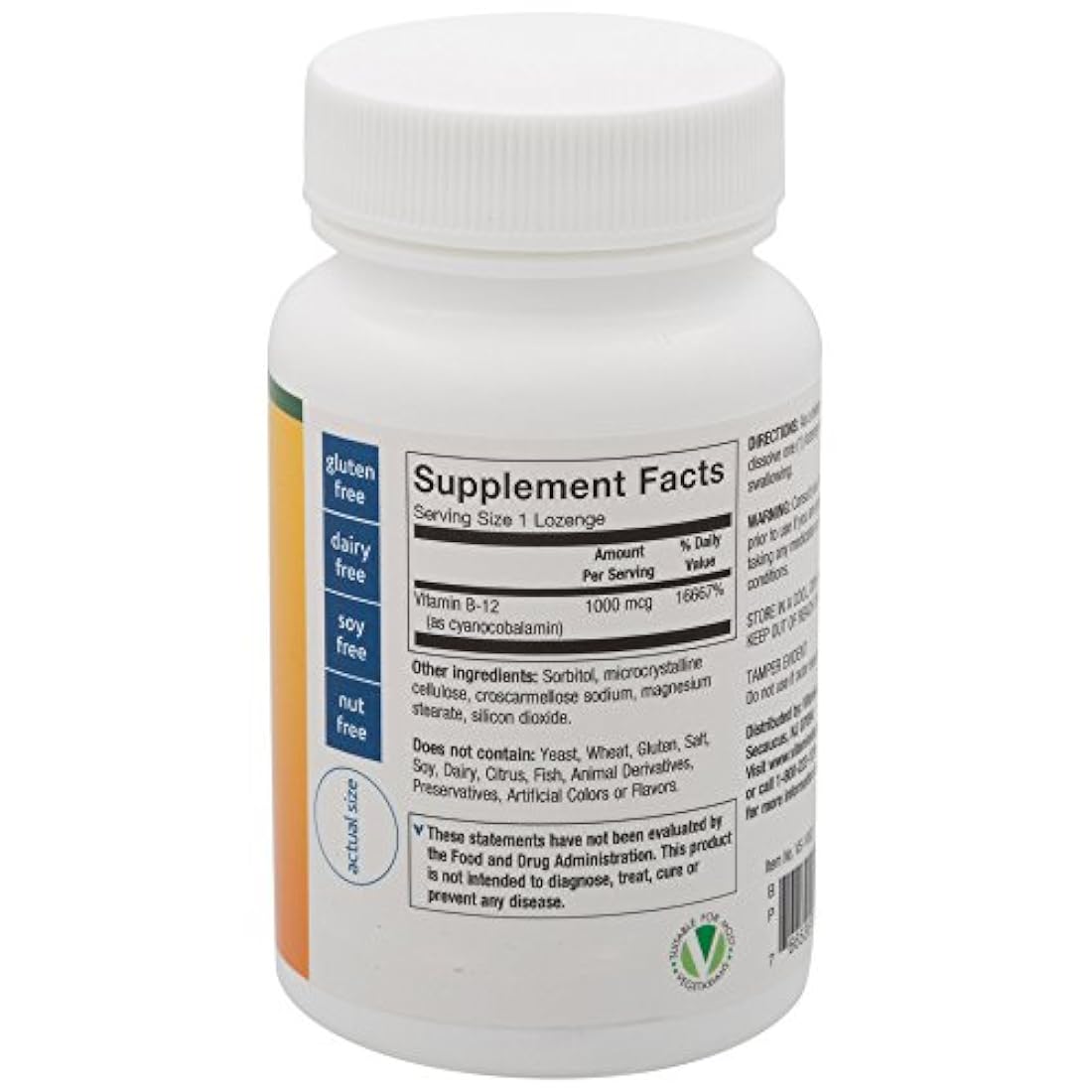Vitamina Shoppe B-12 1000 mcg 100 EA lozenges