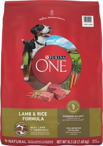 Alimento Seco para Perros Purina ONE Cordero y Arroz 16.5 lb.