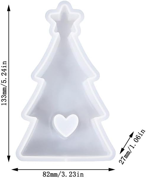 Mold Silicona Árbol de Navidad para Aromatizantes, Marca XYZ