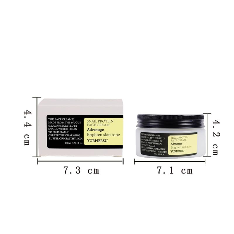 Crema Facial Hidratante con Mucina de Caracol y Colágeno 93%