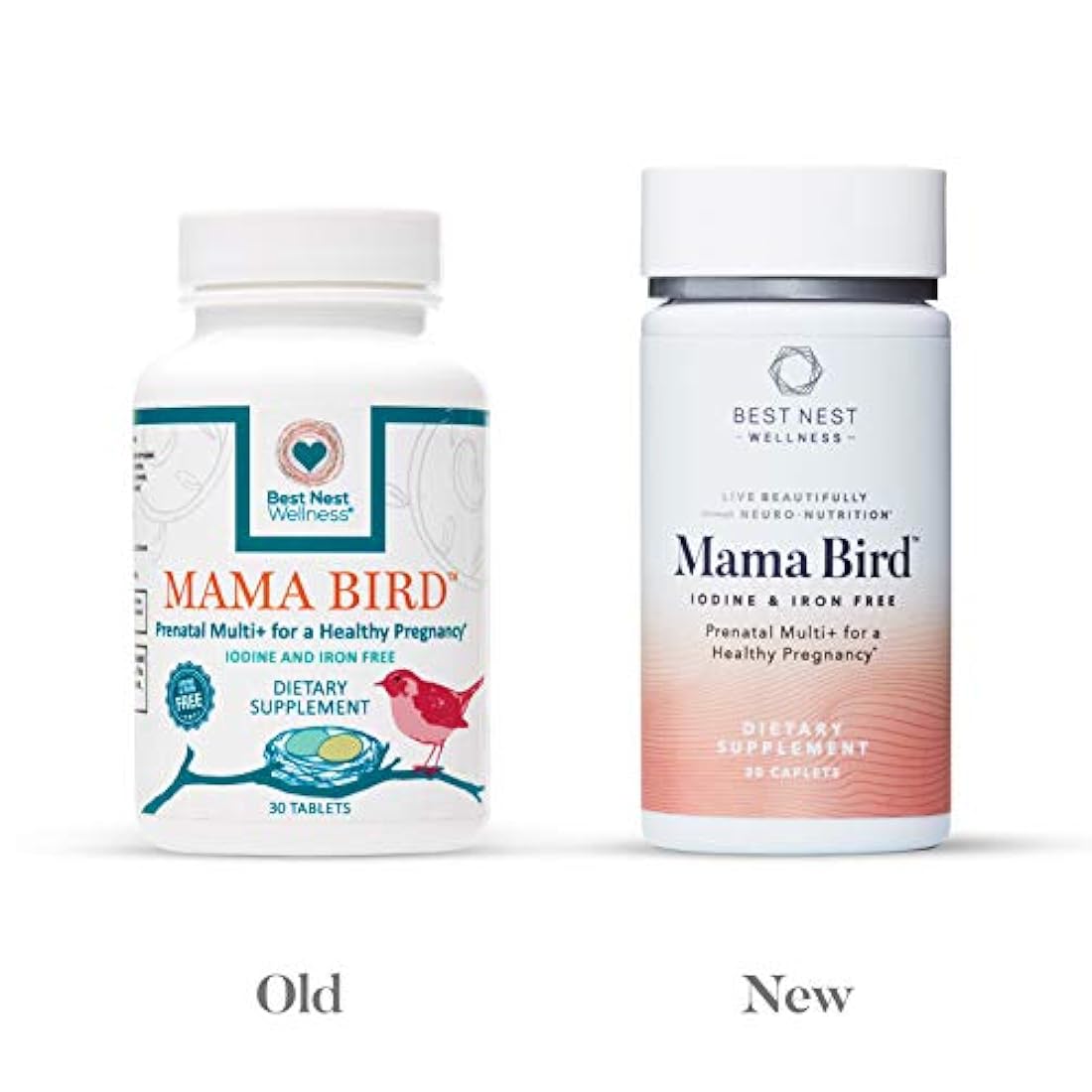 Vitamina posnatal, una vez al día, hecha con alimentos