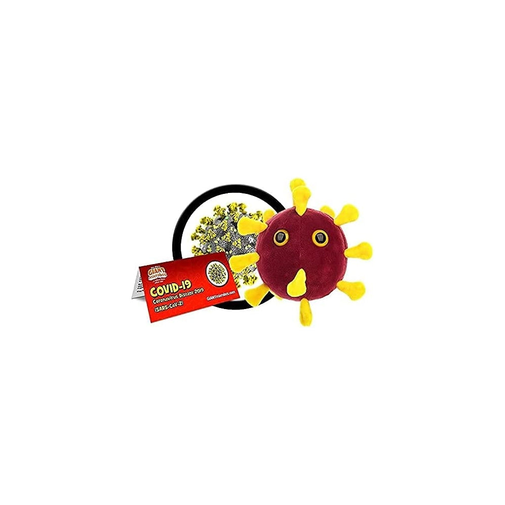 Peluche COVID-19 felpa suave con las proteínas del virus