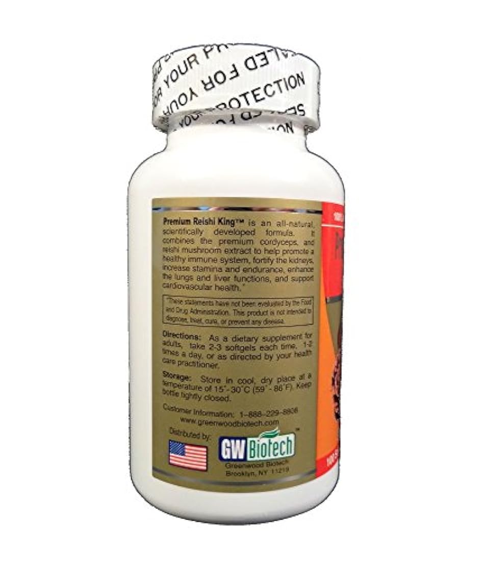 Premium Reishi King 100 Softgels