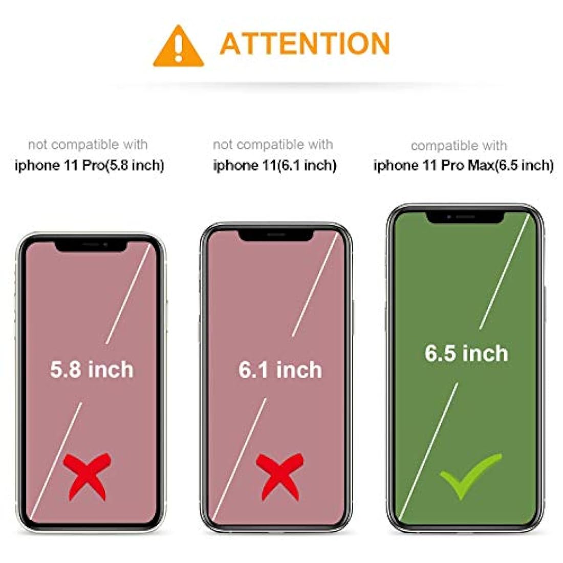 Funda tipo cartera para iPhone 11 Pro Max con tarjetero