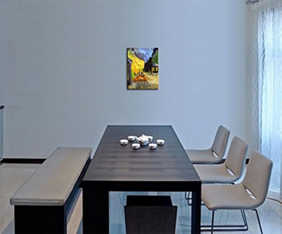 cuadro Terraza de café por la noche, de Vincent Van Gogh.