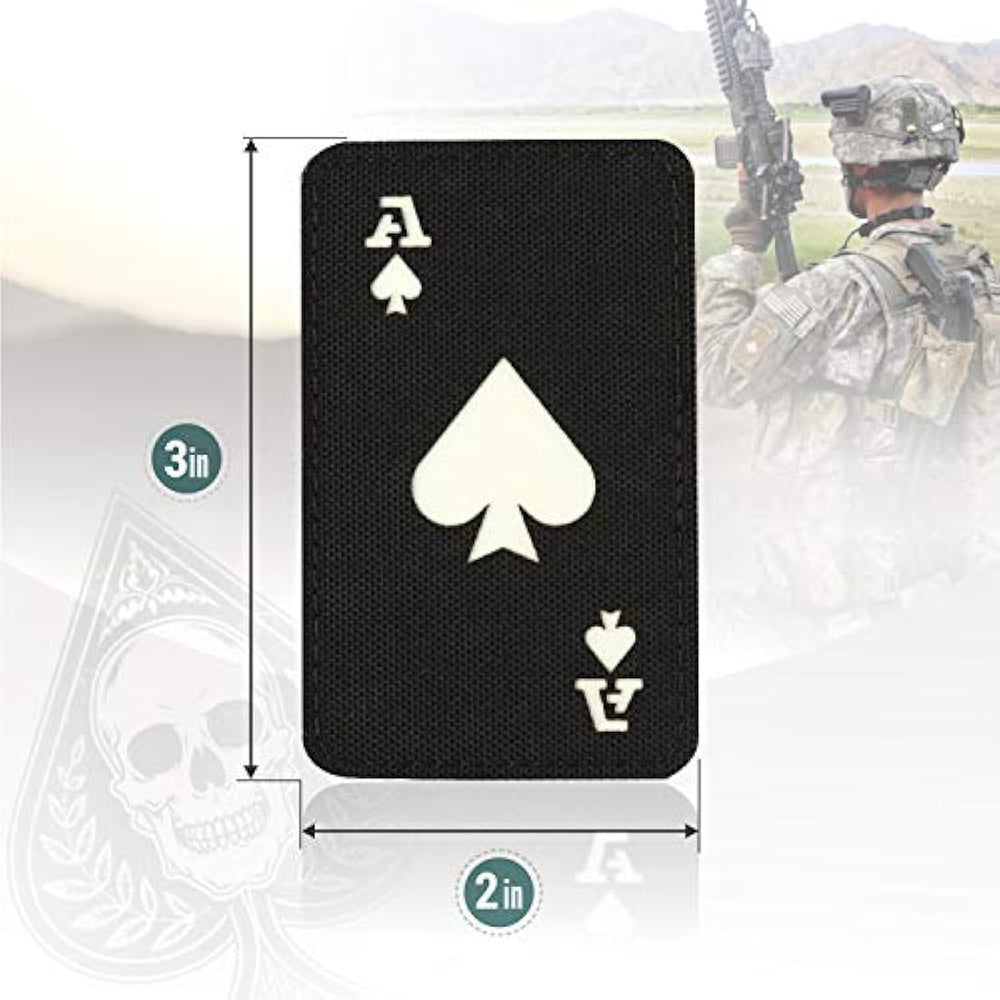 M-Tac Ace of Spades -Tarjeta de muerte táctica para ejército