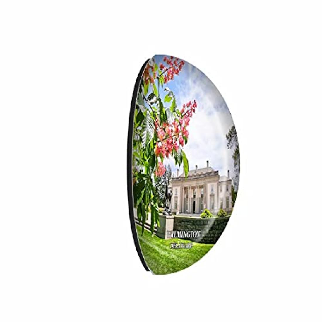 Imán de cristal para nevera Wilmington Delaware EE. UU