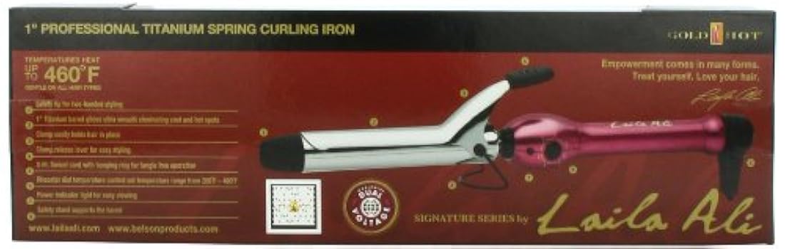 Plancha rizada Oro 'n' Hot Signature Laila Ali Titanio