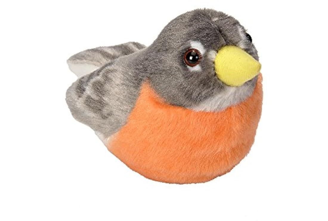 Audubon Birds American Robin Plush Auténtico sonido pájaro