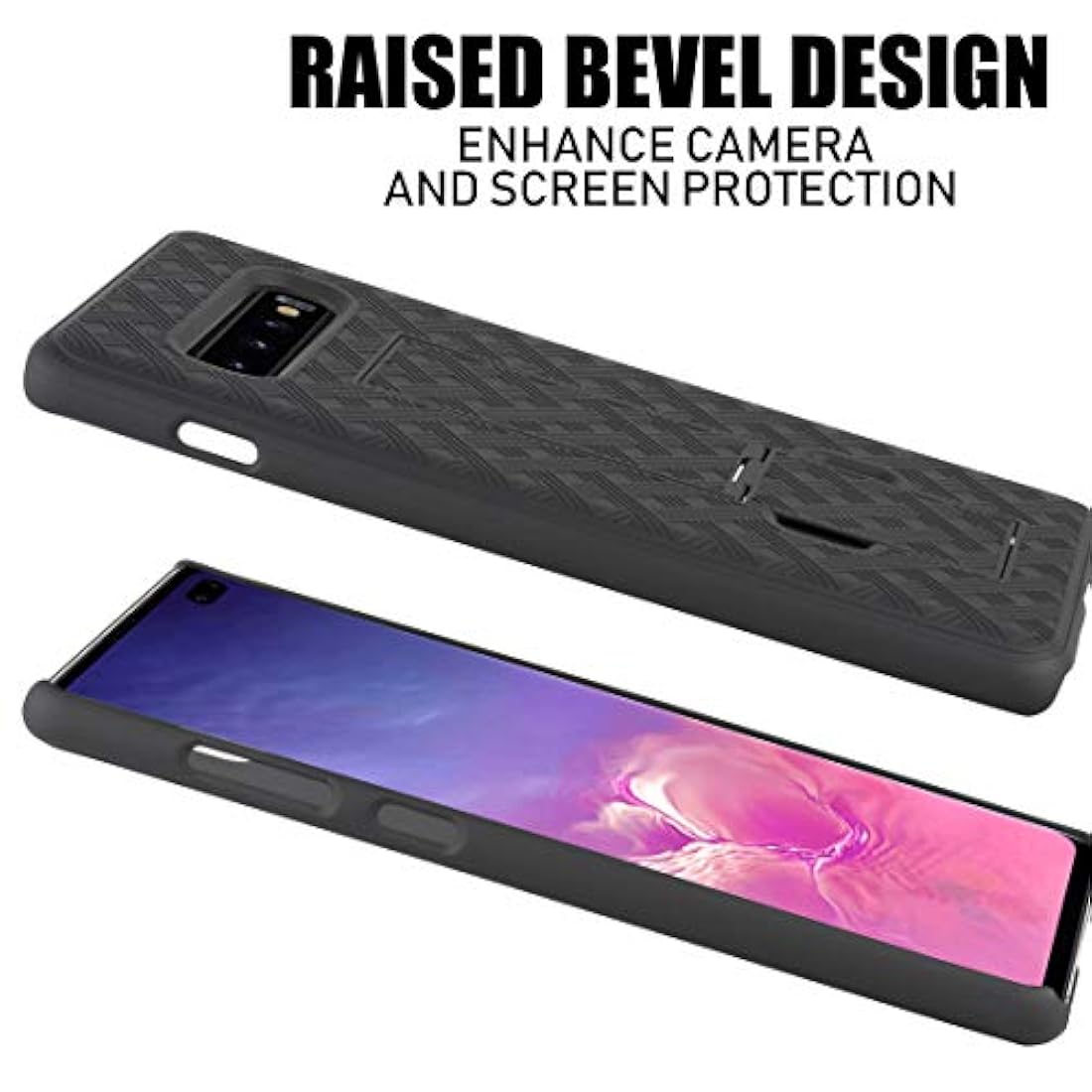 Funda para Samsung Galaxy S10, funda con clip para cinturón