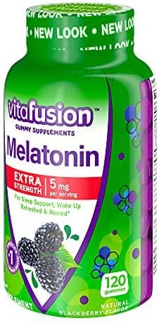 Vitafusion Mora de melatonina extra fuerte, 5 mg, 120 unid
