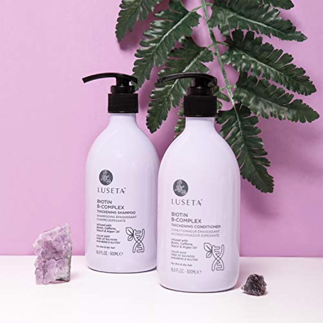 Champú y acondicionador para el crecimiento del cabello