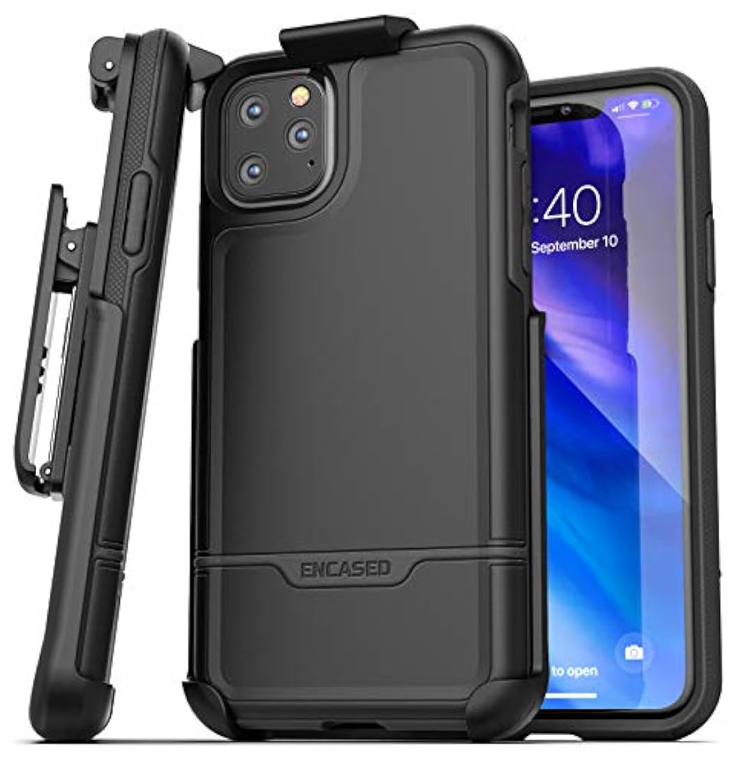 Funda protectora para iPhone 11 Pro Max con clip de cinturón
