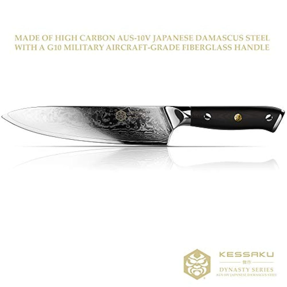 Kessaku Cuchillo de chef – 67 capas AUS-10V acero japonés
