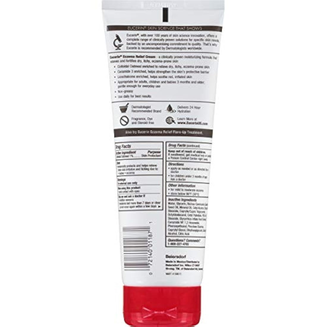 Loción corporal completa para piel propensa a eczema