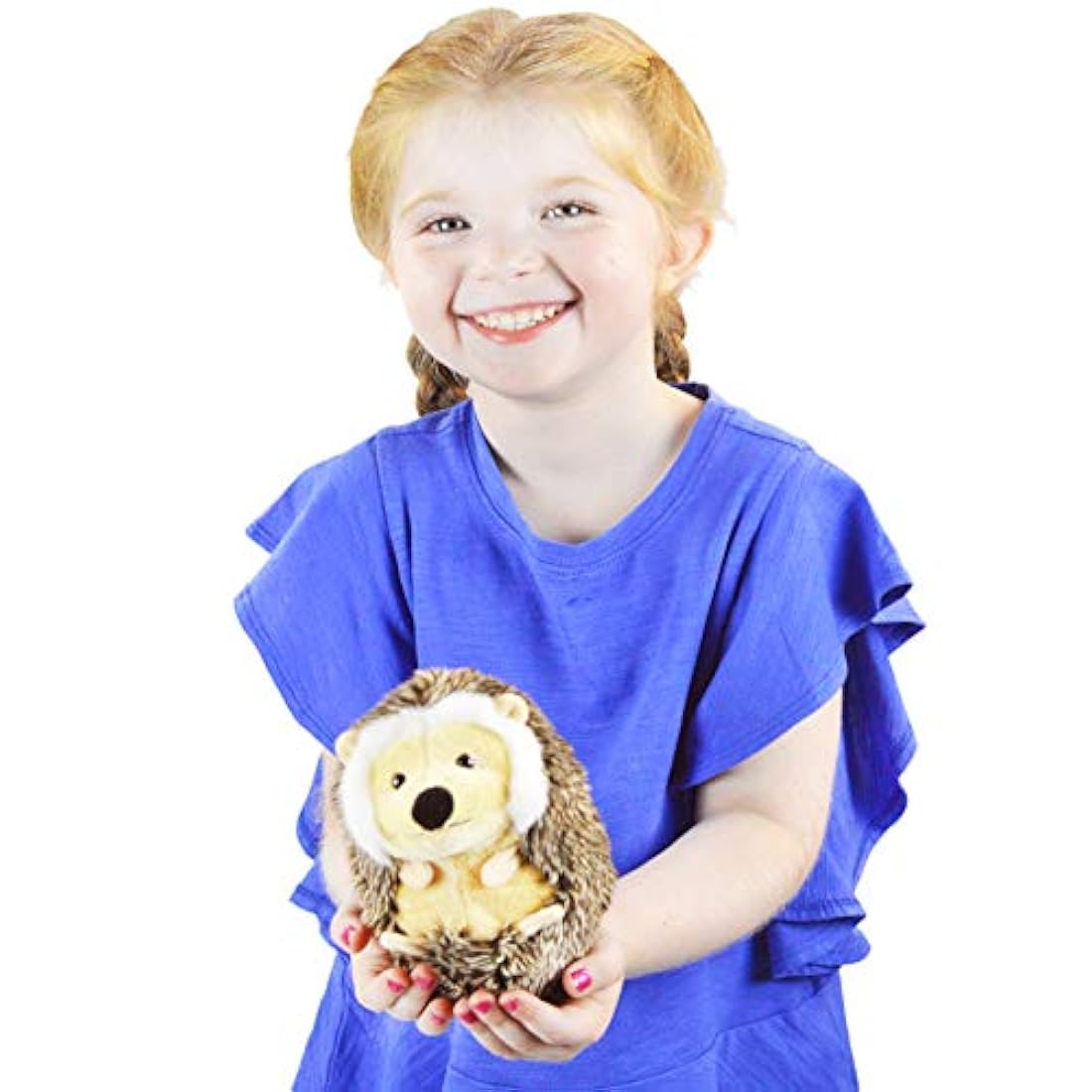 Peluche diseño Helena el erizo 5.5 in, Marrón, VIAHART