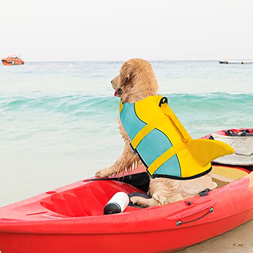 Malier - Chaleco salvavidas para perros Ripstop ajustable