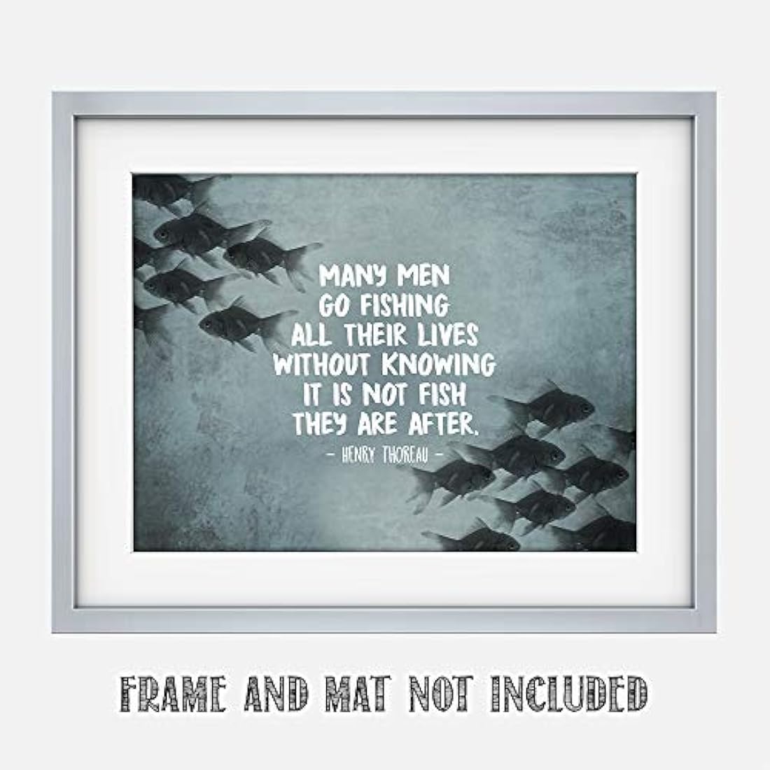 Arte inspirador de la pared impresión sin marco de 11 x 14