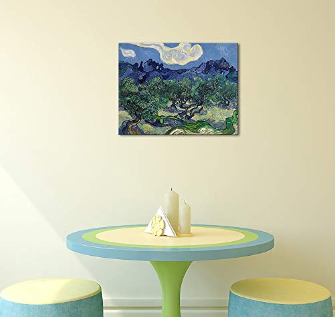 Wieco Art - Pinturas al óleo Reproducción Abstracto