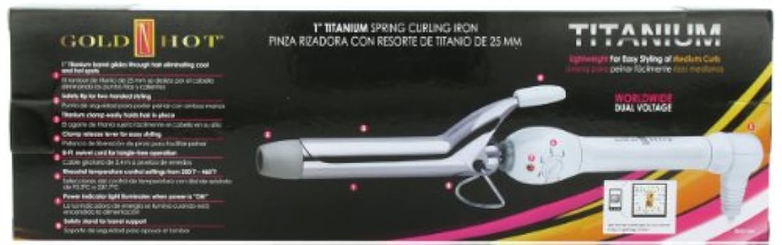 Plancha rizadora profesional Oro N caliente