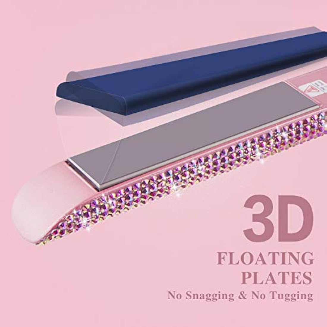 Plancha plana de titanio para el cabello alisador de pelo